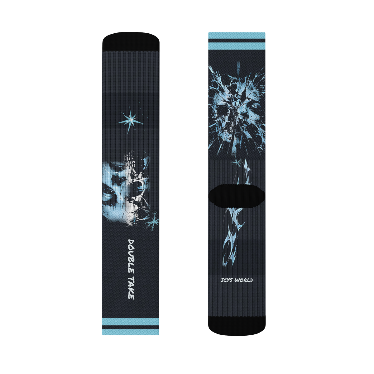 ICYS WORLD Double Take socks, detail view