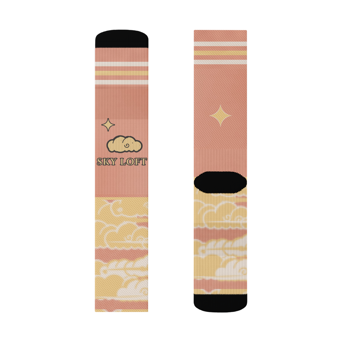 ICYS WORLD Sky Loft socks, detail view