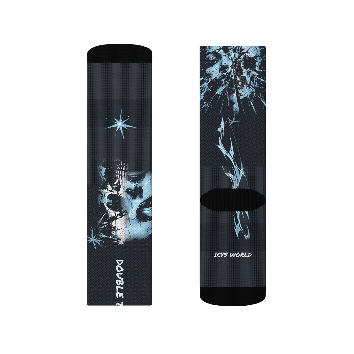 ICYS WORLD Double Take socks, detail view