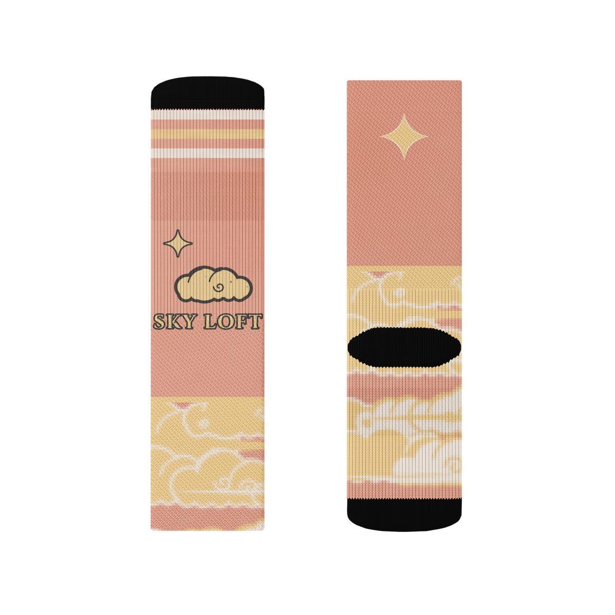 ICYS WORLD Sky Loft socks, detail view