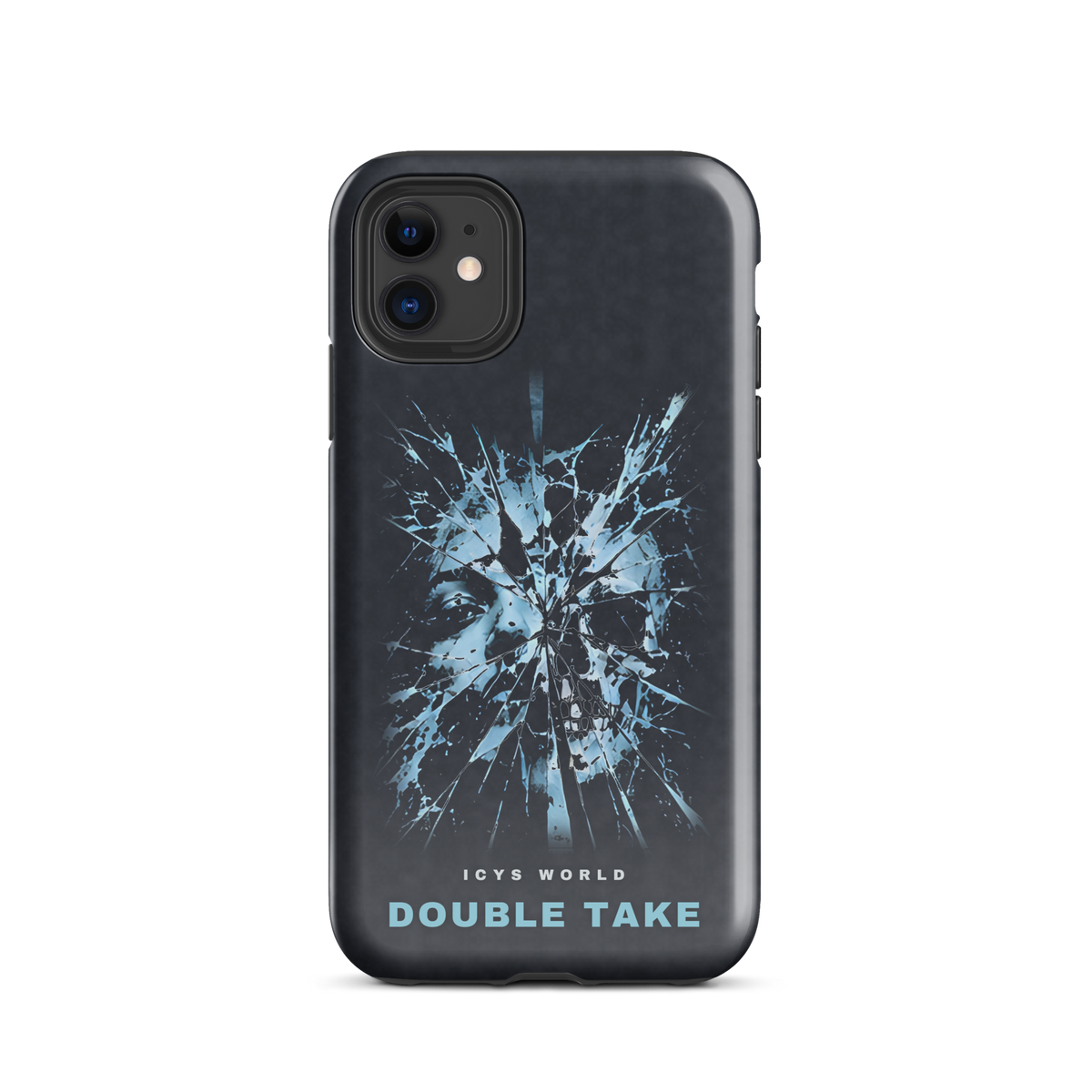 ICYS WORLD Double Take iPhone case on iPhone 11, glossy finish