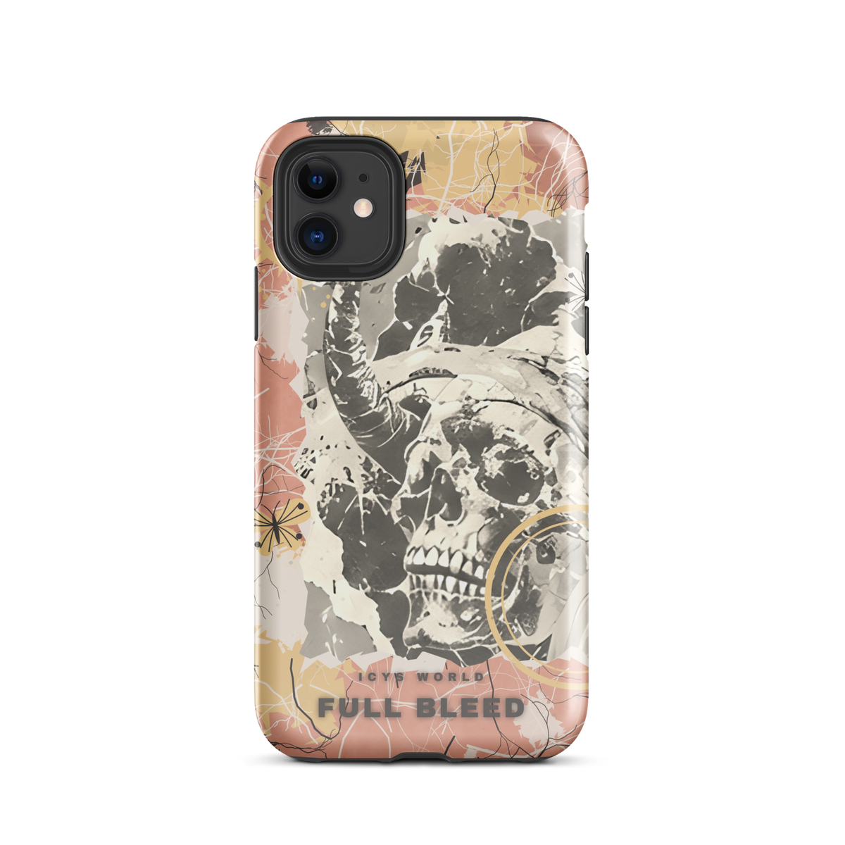 ICYS WORLD Full Bleed iPhone case on iPhone 11, glossy finish