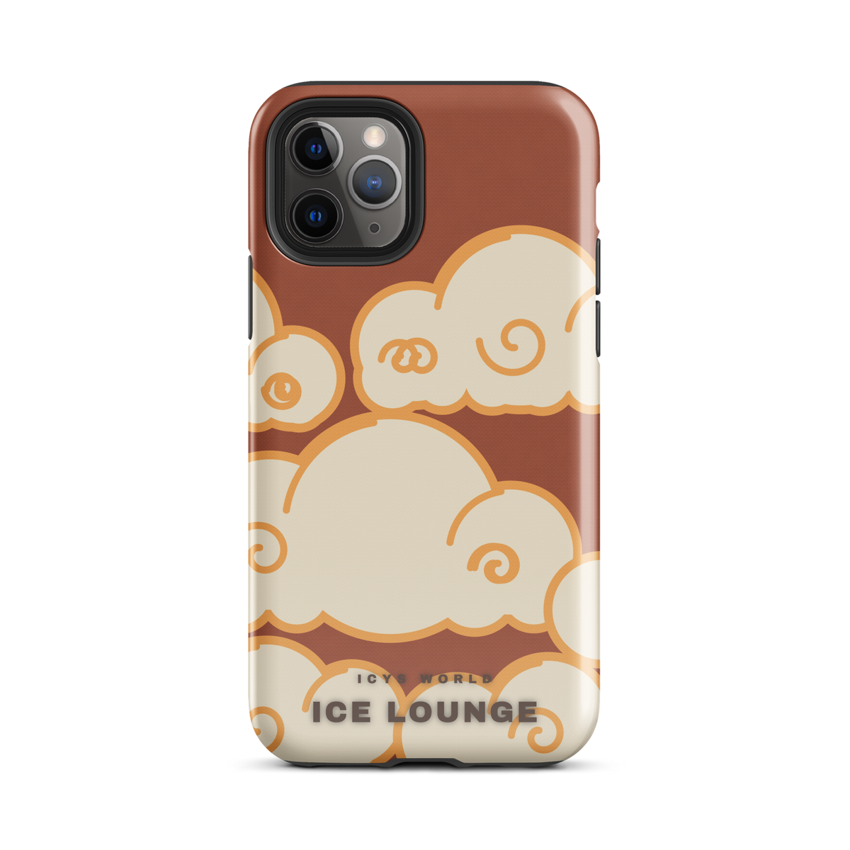 ICYS WORLD Ice Lounge iPhone case on iPhone 11 Pro, glossy finish