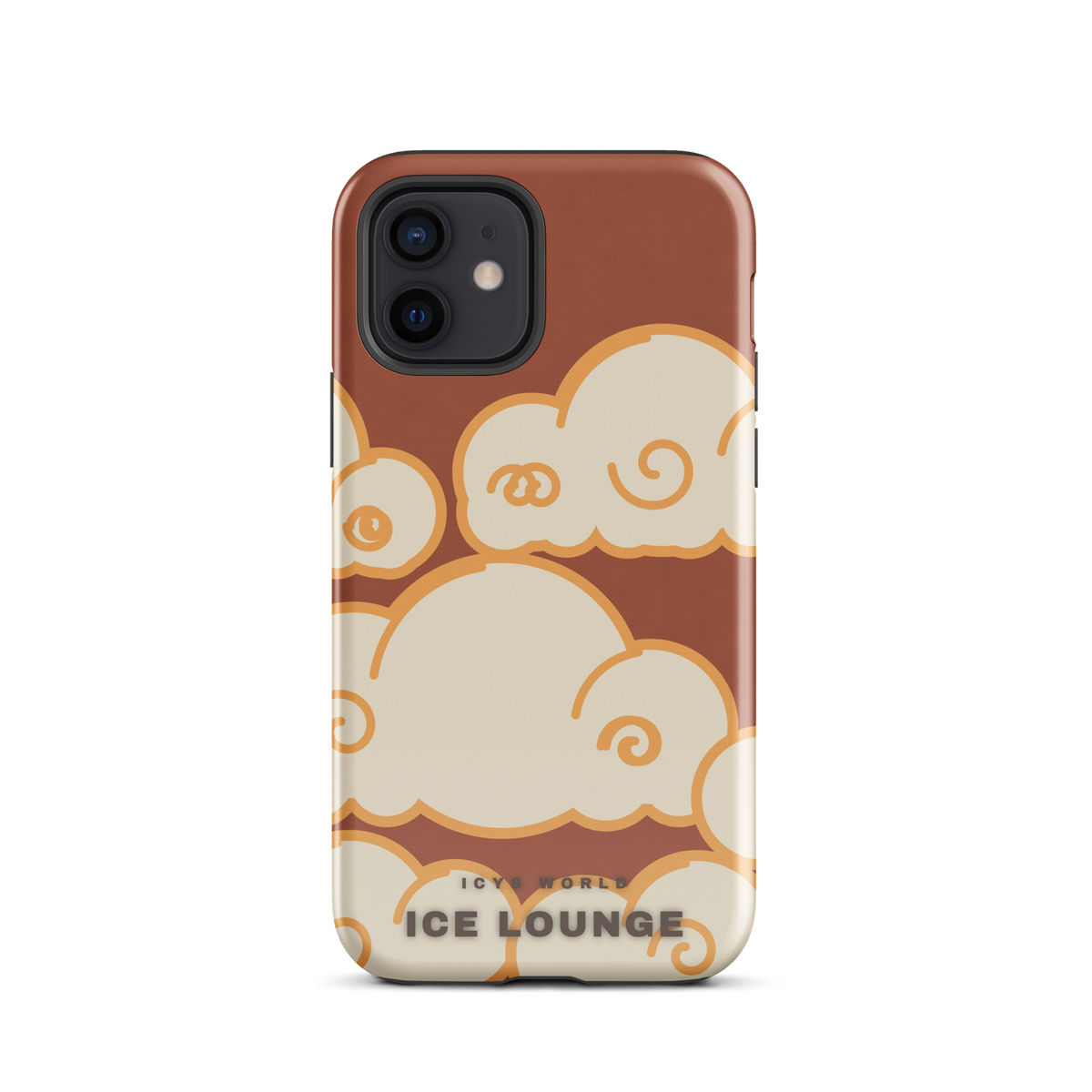 ICYS WORLD Ice Lounge iPhone case on iPhone 12, glossy finish