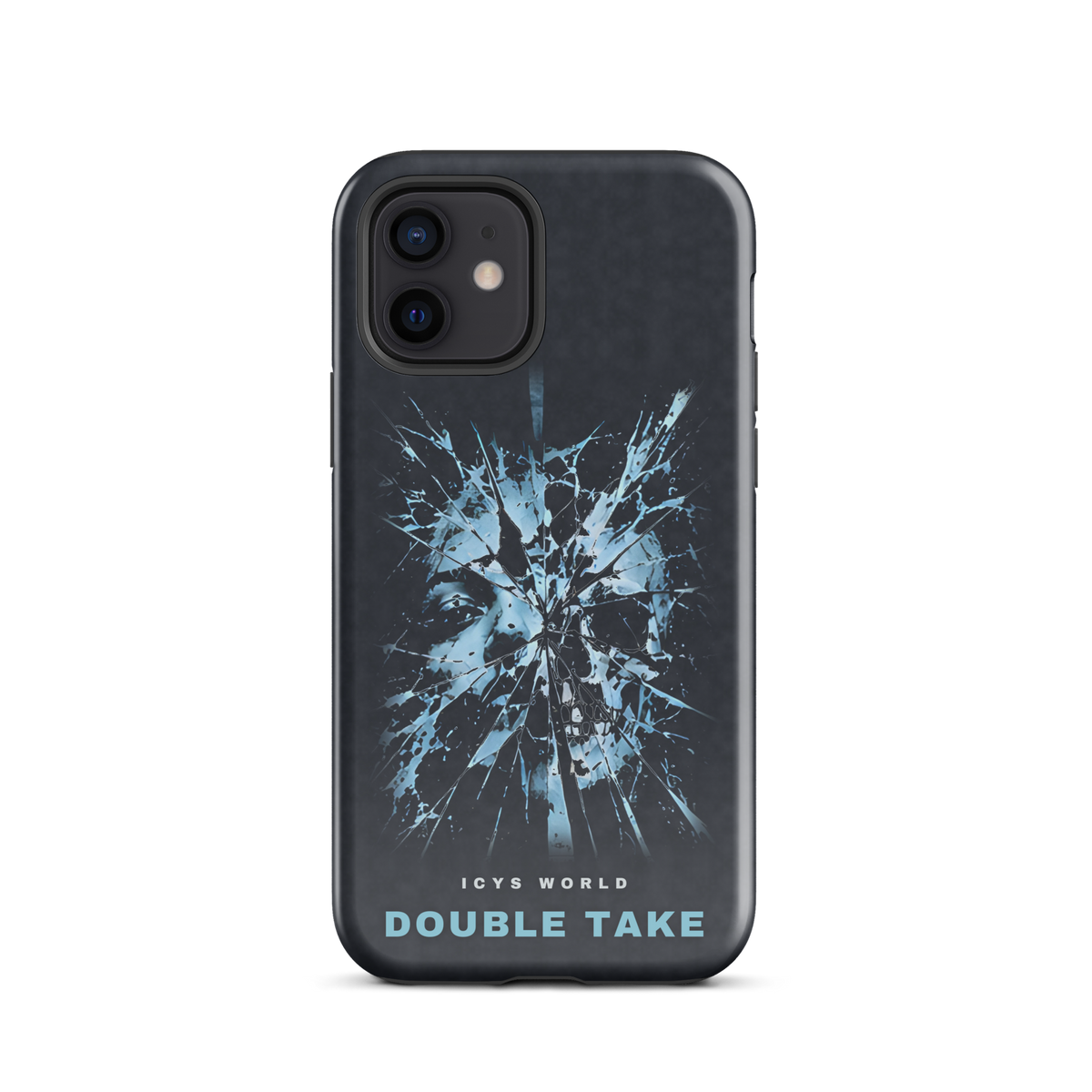 ICYS WORLD Double Take iPhone case on iPhone 12, glossy finish