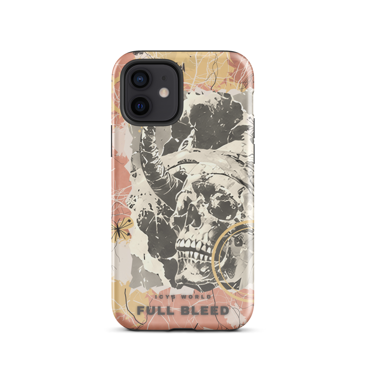 ICYS WORLD Full Bleed iPhone case on iPhone 12, glossy finish