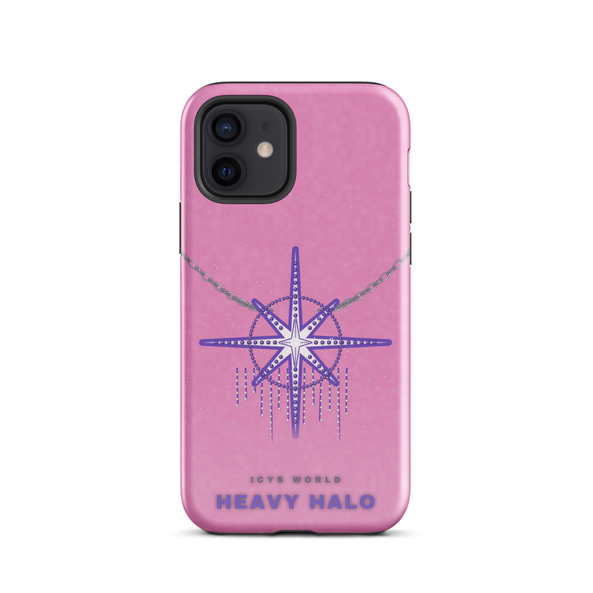 ICYS WORLD Heavy Halo iPhone case on iPhone 12, glossy finish