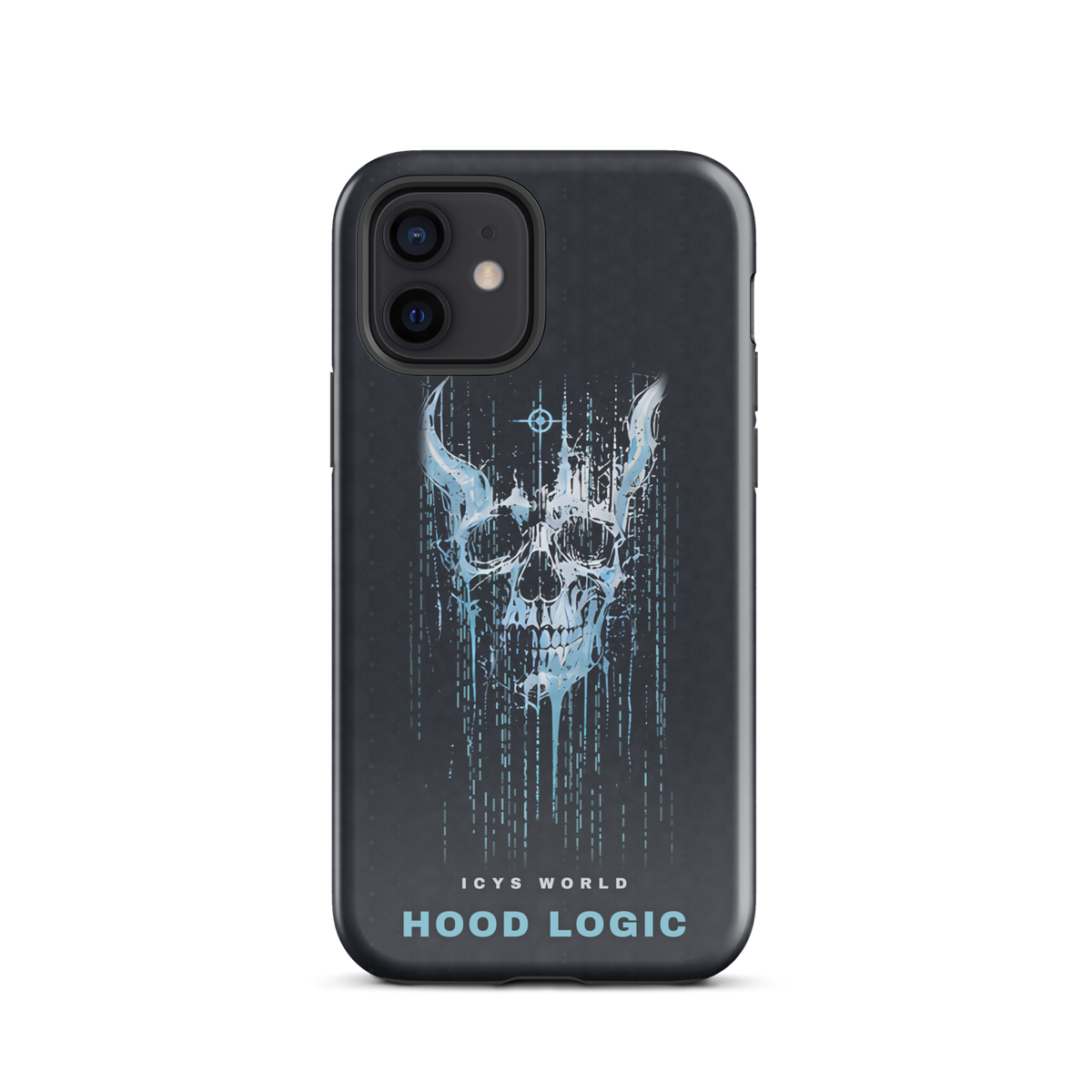 ICYS WORLD Hood Logic iPhone case on iPhone 12, glossy finish