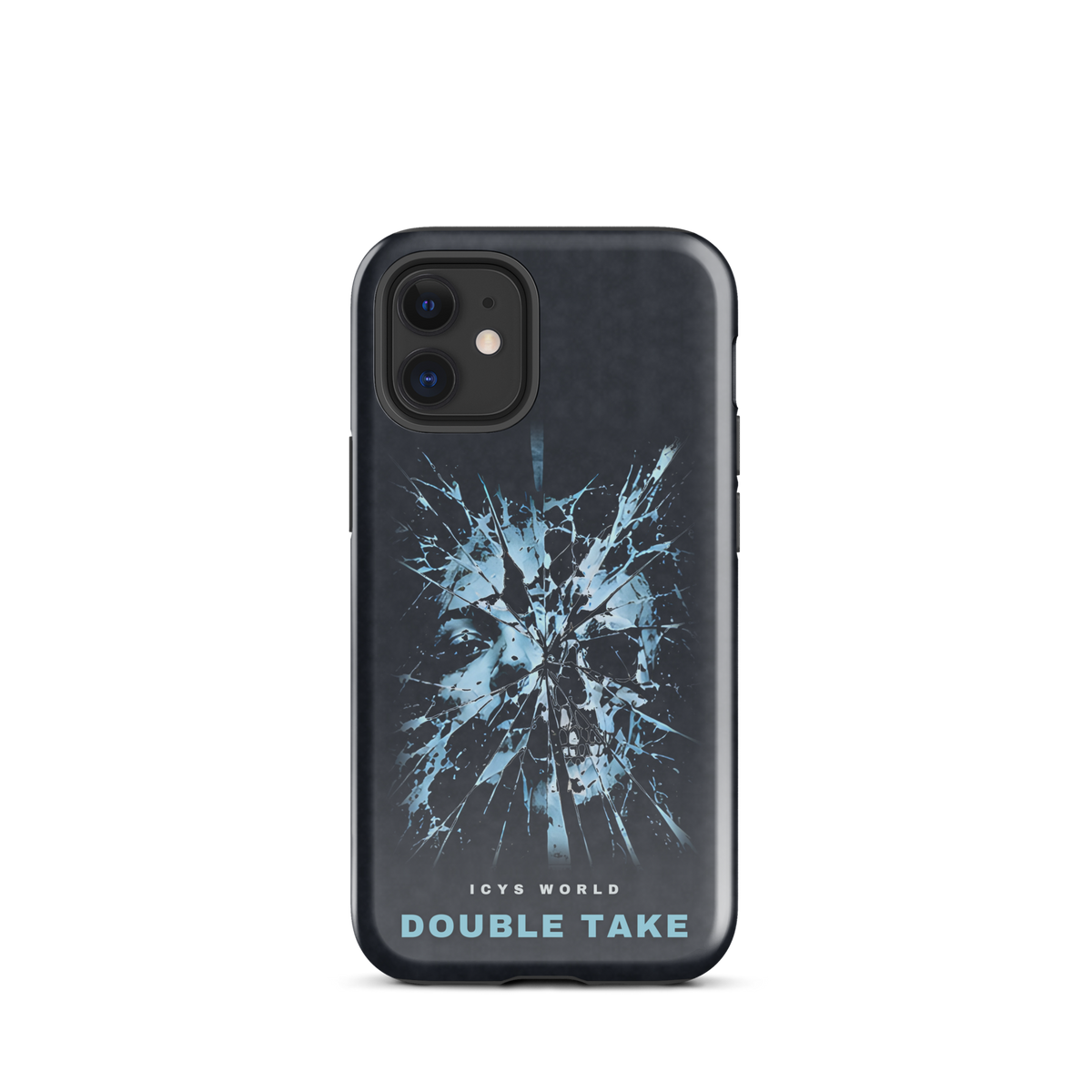 ICYS WORLD Double Take iPhone case on iPhone 12 mini, glossy finish