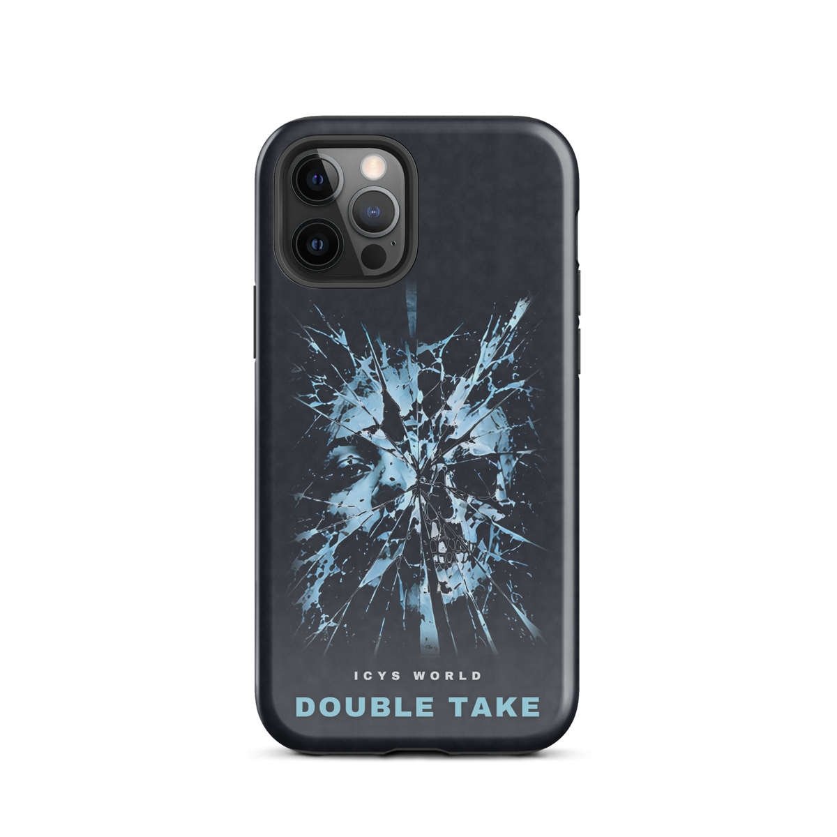 ICYS WORLD Double Take iPhone case on iPhone 12 Pro, glossy finish