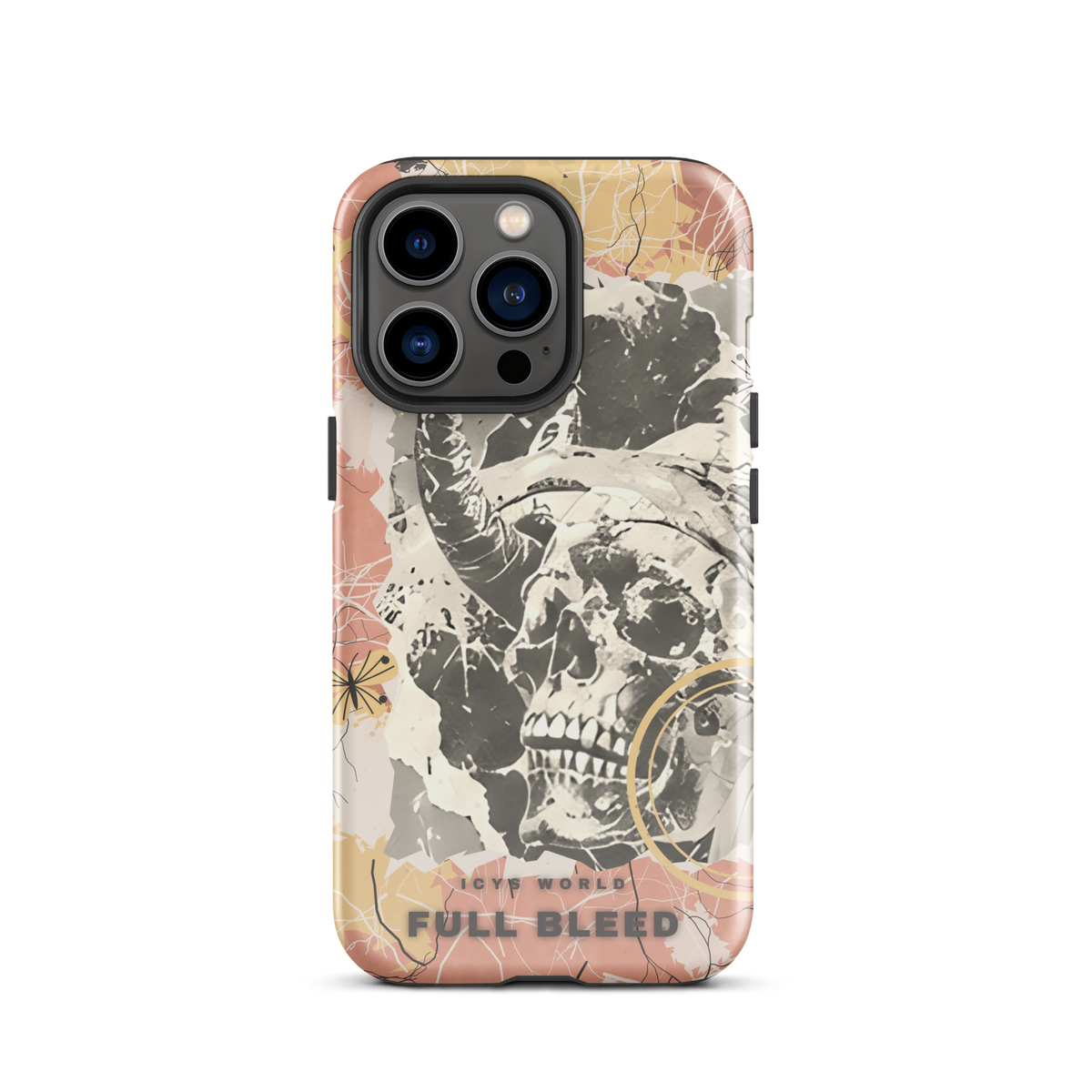 ICYS WORLD Full Bleed iPhone case on iPhone 13 Pro, glossy finish