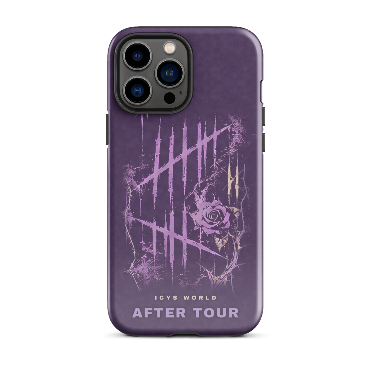 ICYS WORLD After Tour iPhone case on iPhone 13 Pro Max, glossy finish