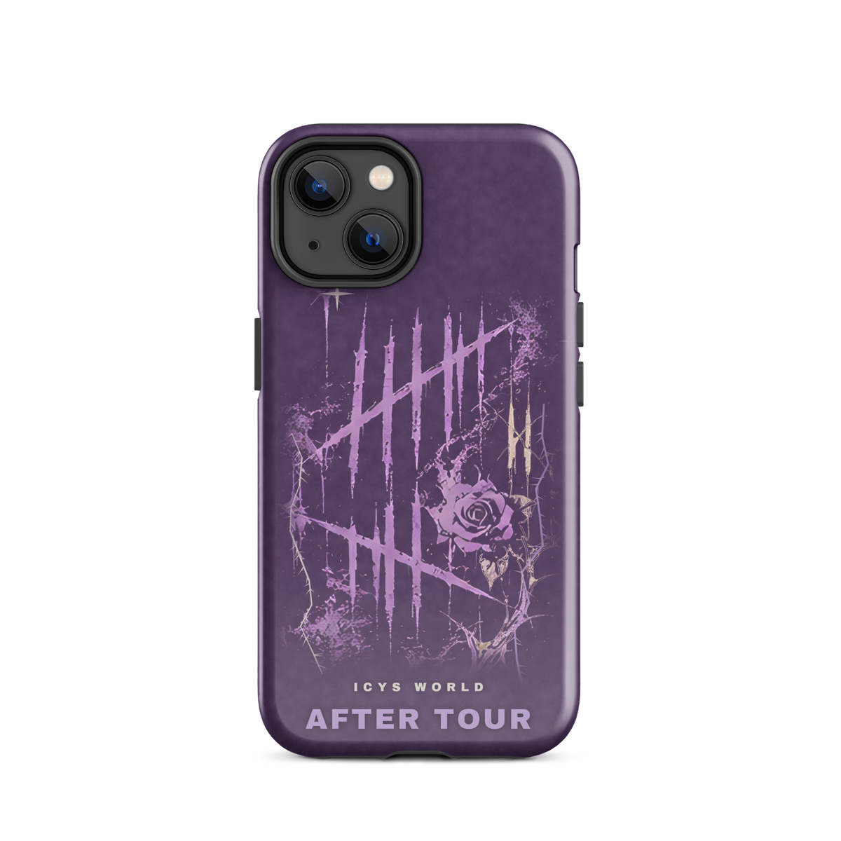 ICYS WORLD After Tour iPhone case on iPhone 14, glossy finish