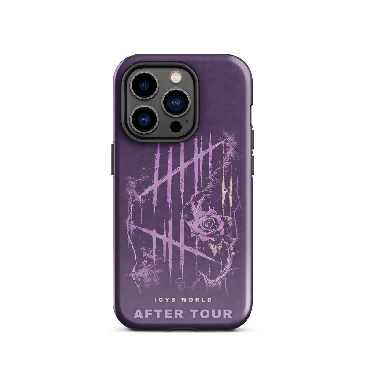 ICYS WORLD After Tour iPhone case on iPhone 14 Pro, glossy finish