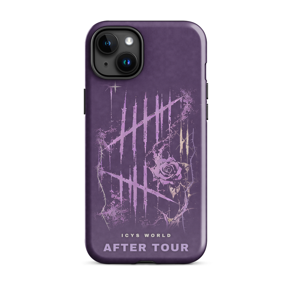 ICYS WORLD After Tour iPhone case on iPhone 15 Plus, glossy finish