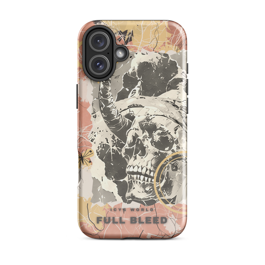 ICYS WORLD Full Bleed iPhone case on iPhone 16 Plus, glossy finish