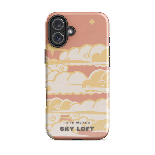 ICYS WORLD Sky Loft iPhone case on iPhone 16 Plus, glossy finish