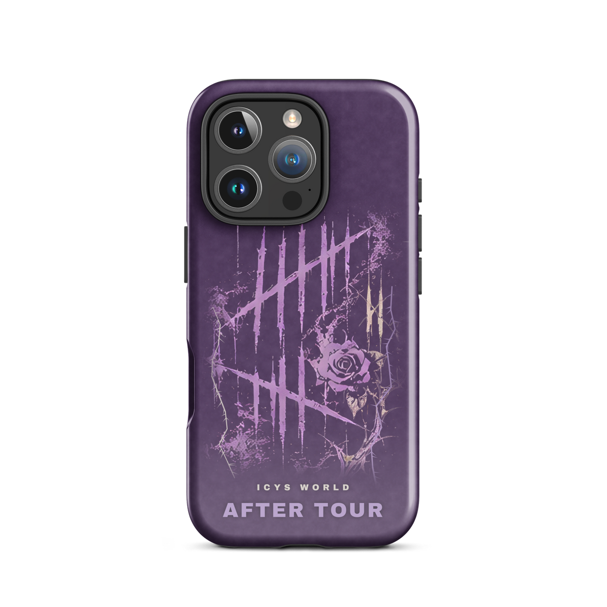 ICYS WORLD After Tour iPhone case on iPhone 16 Pro, glossy finish