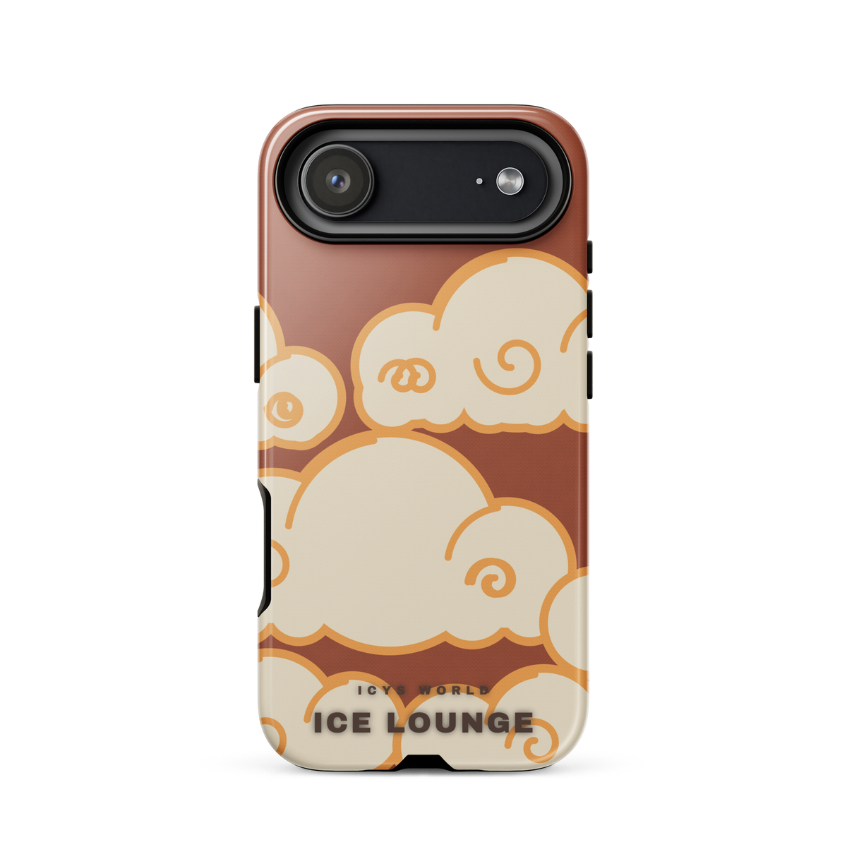 ICYS WORLD Ice Lounge iPhone case on iPhone 17 Air, glossy finish