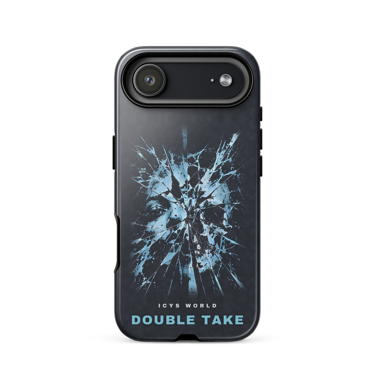 ICYS WORLD Double Take iPhone case on iPhone 17 Air, glossy finish