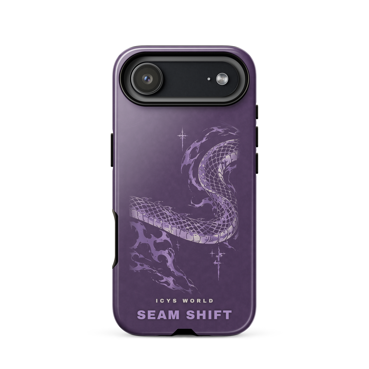 ICYS WORLD Seam Shift iPhone case on iPhone 17 Air, glossy finish