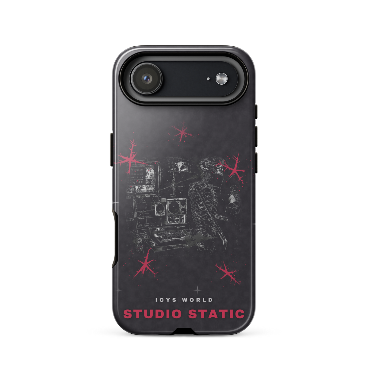 ICYS WORLD Studio Static iPhone case on iPhone 17 Air, glossy finish