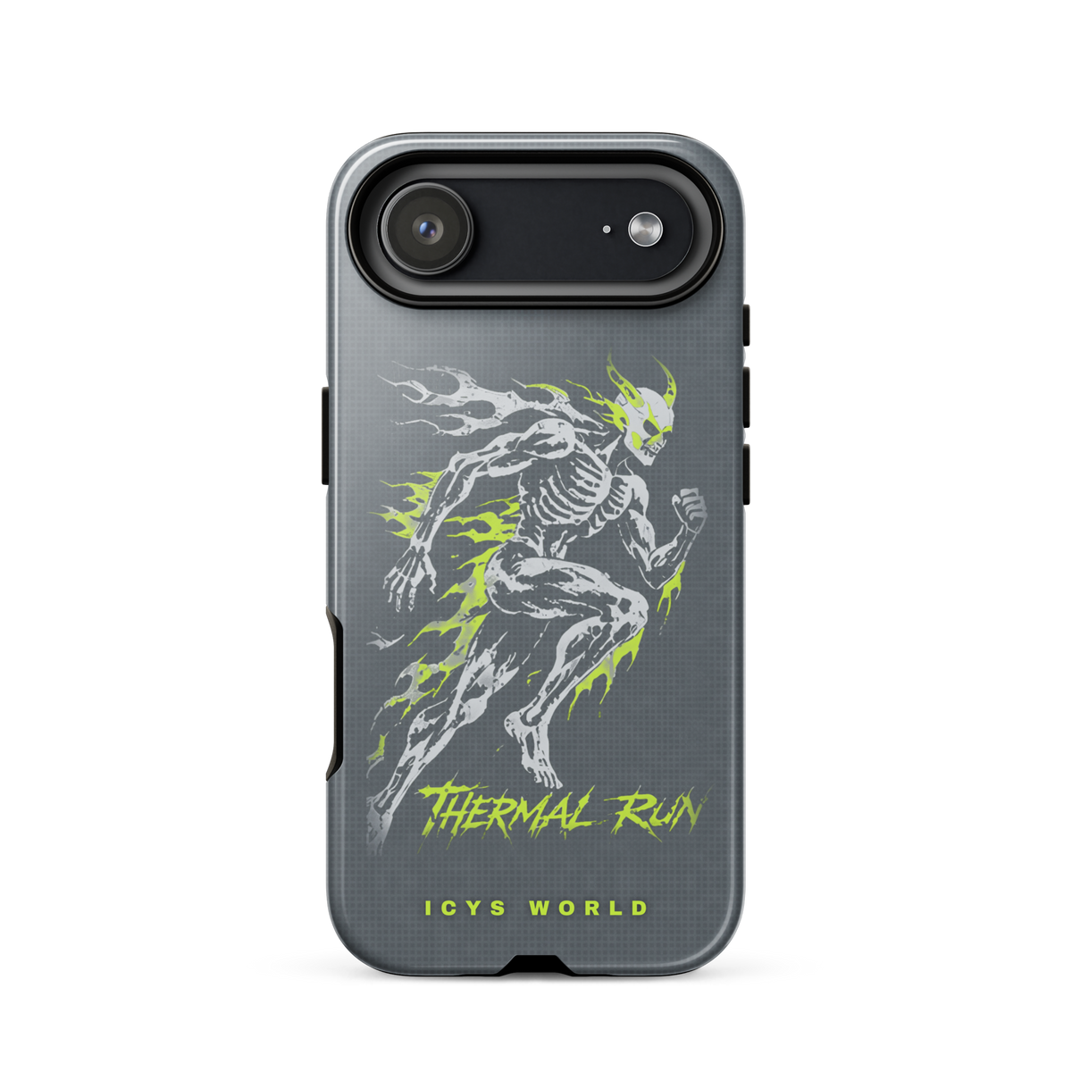 ICYS WORLD Thermal Run iPhone case on iPhone 17 Air, glossy finish