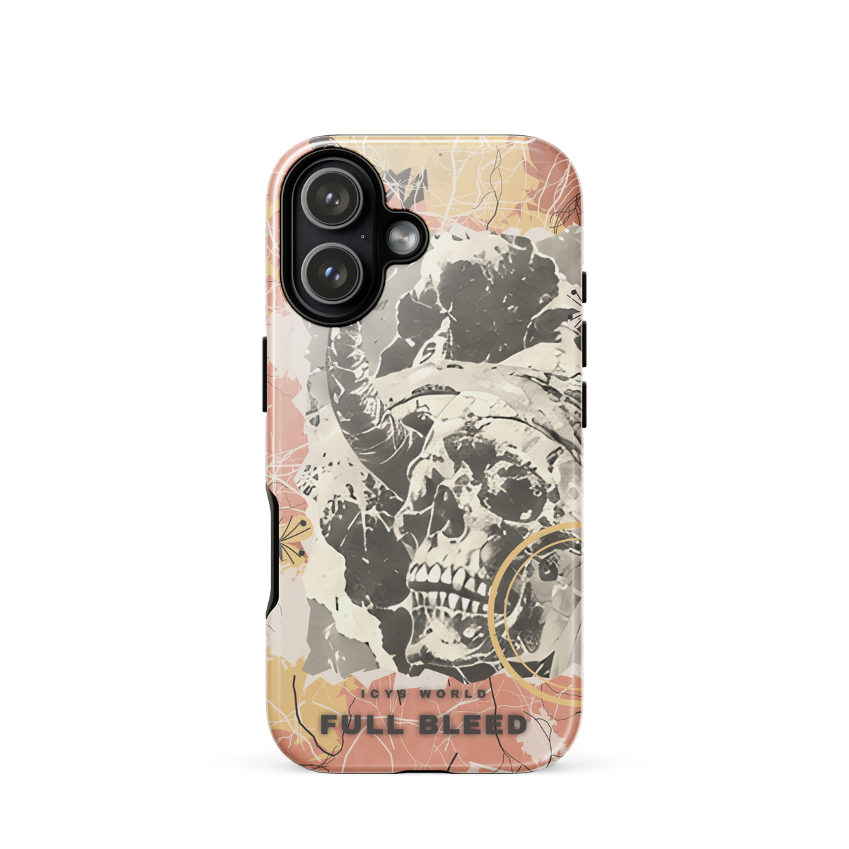 ICYS WORLD Full Bleed iPhone case on iPhone 17, glossy finish