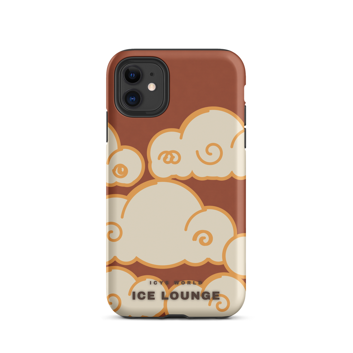 ICYS WORLD Ice Lounge iPhone case on iPhone 11, matte finish