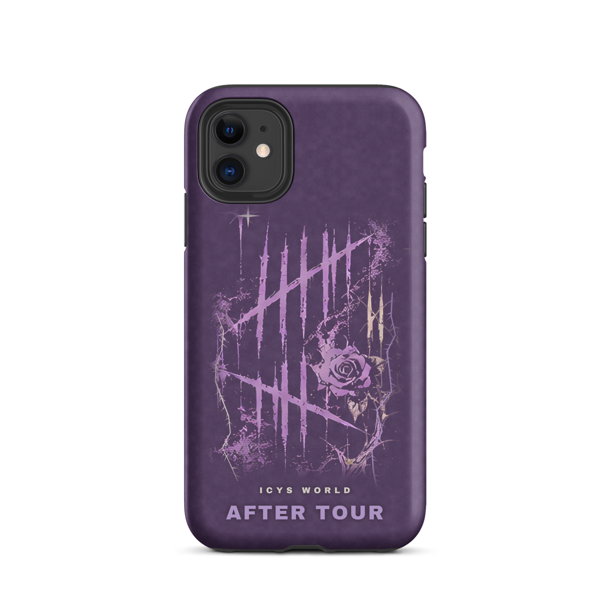 ICYS WORLD After Tour iPhone case on iPhone 11, matte finish