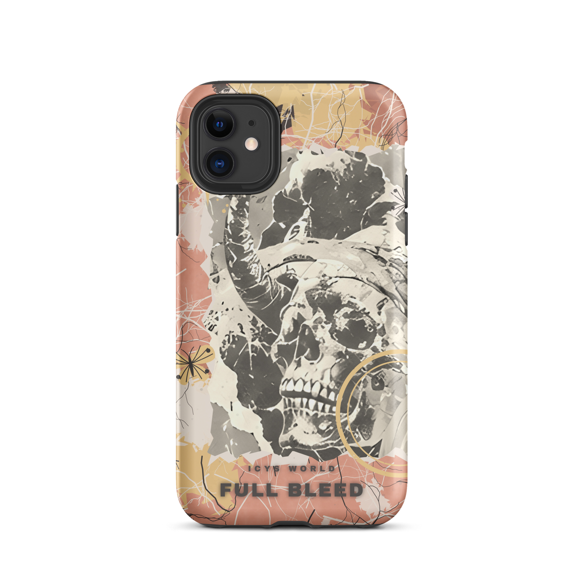ICYS WORLD Full Bleed iPhone case on iPhone 11, matte finish