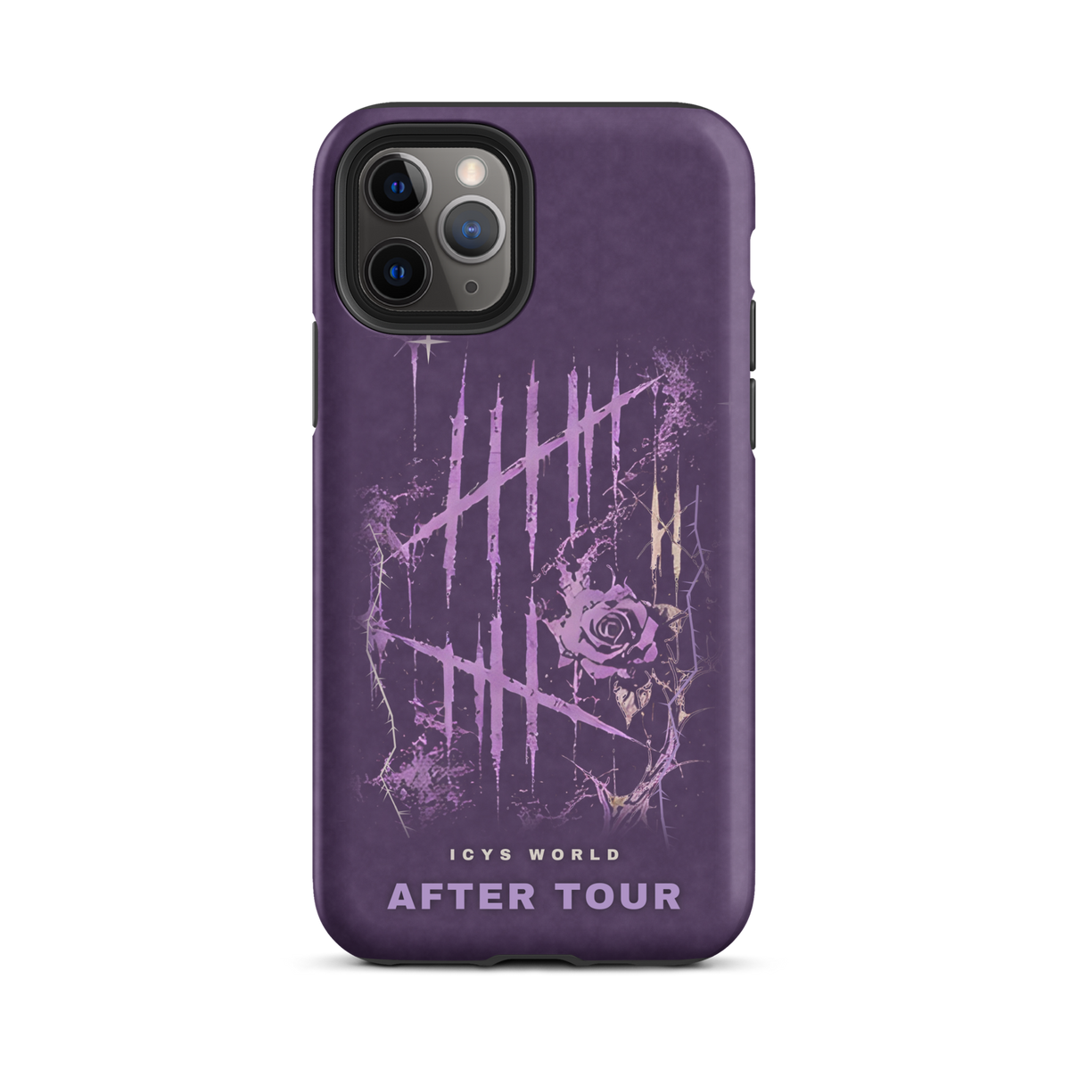 ICYS WORLD After Tour iPhone case on iPhone 11 Pro, matte finish