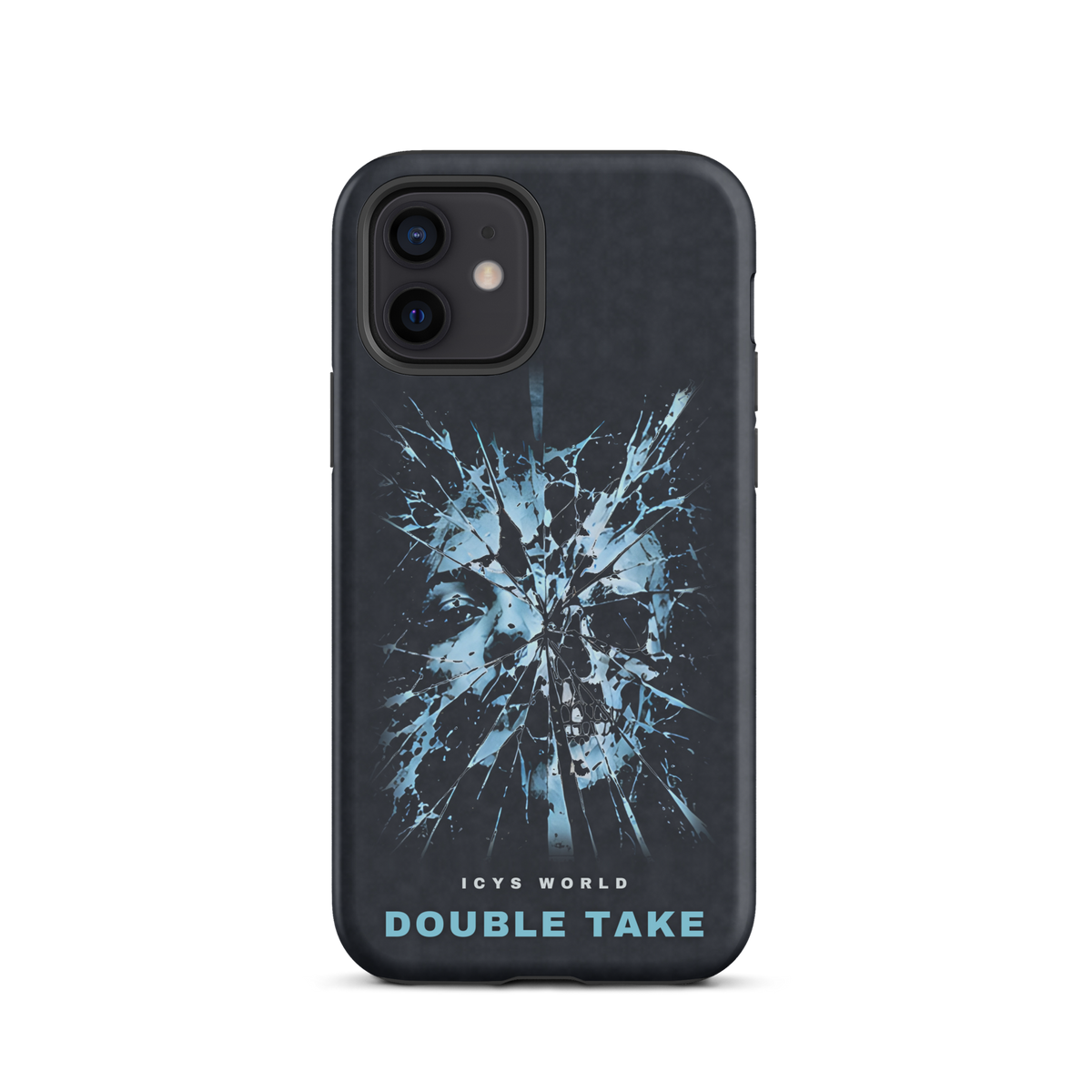 ICYS WORLD Double Take iPhone case on iPhone 12, matte finish