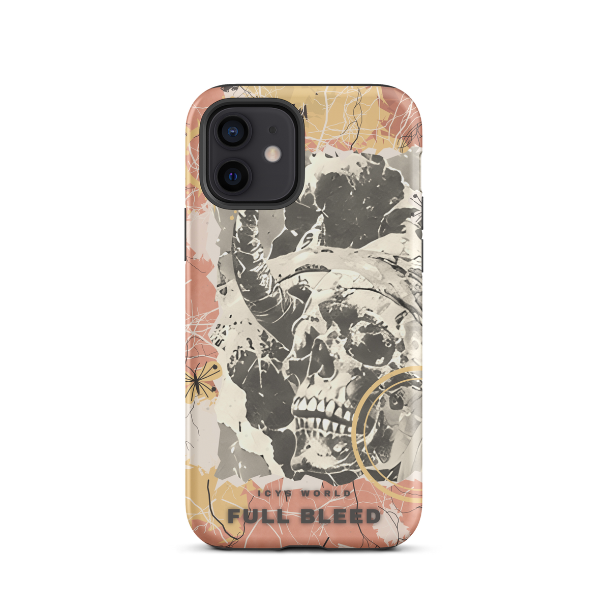 ICYS WORLD Full Bleed iPhone case on iPhone 12, matte finish