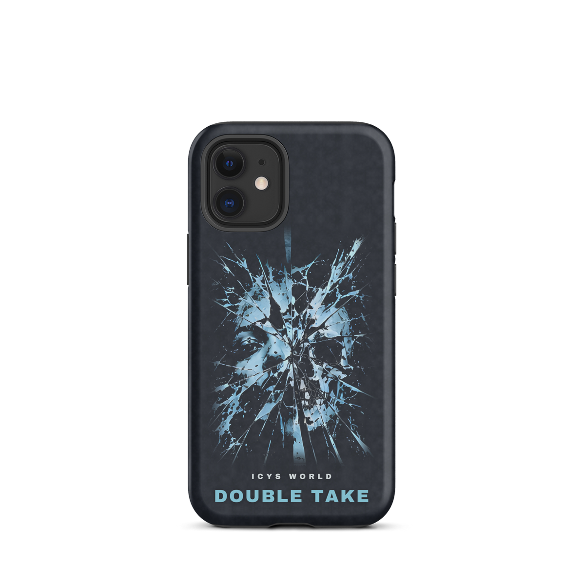 ICYS WORLD Double Take iPhone case on iPhone 12 mini, matte finish