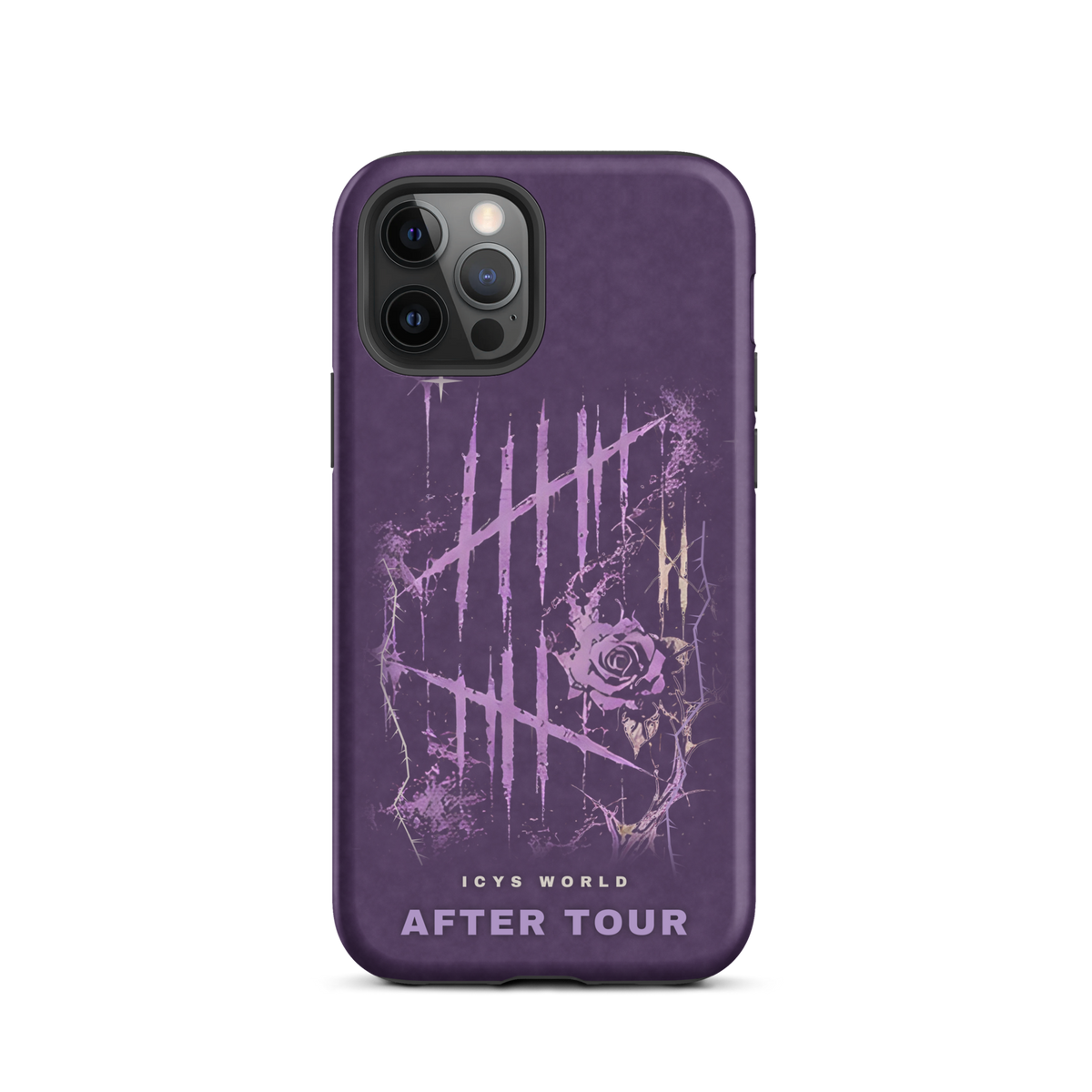 ICYS WORLD After Tour iPhone case on iPhone 12 Pro, matte finish