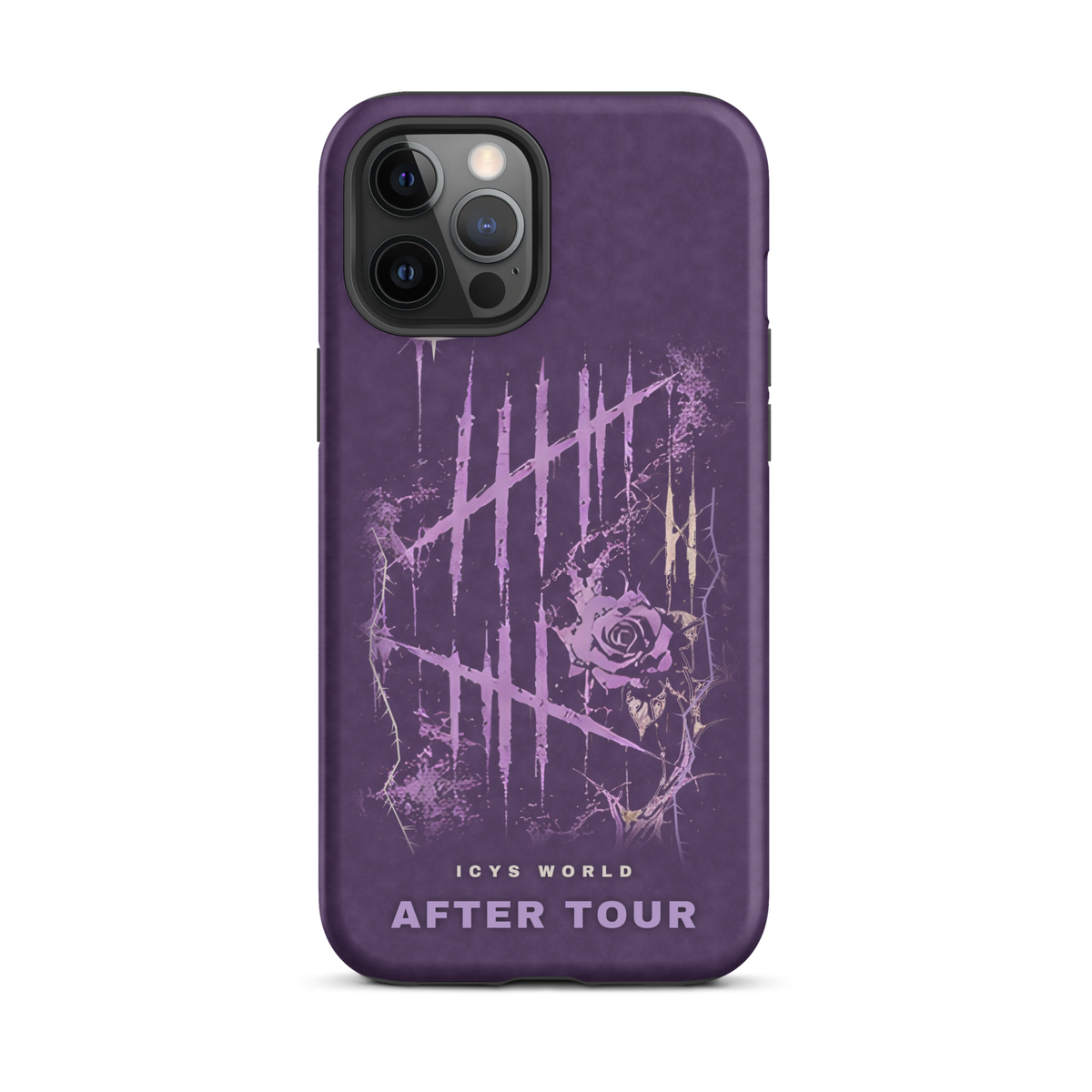 ICYS WORLD After Tour iPhone case on iPhone 12 Pro Max, matte finish