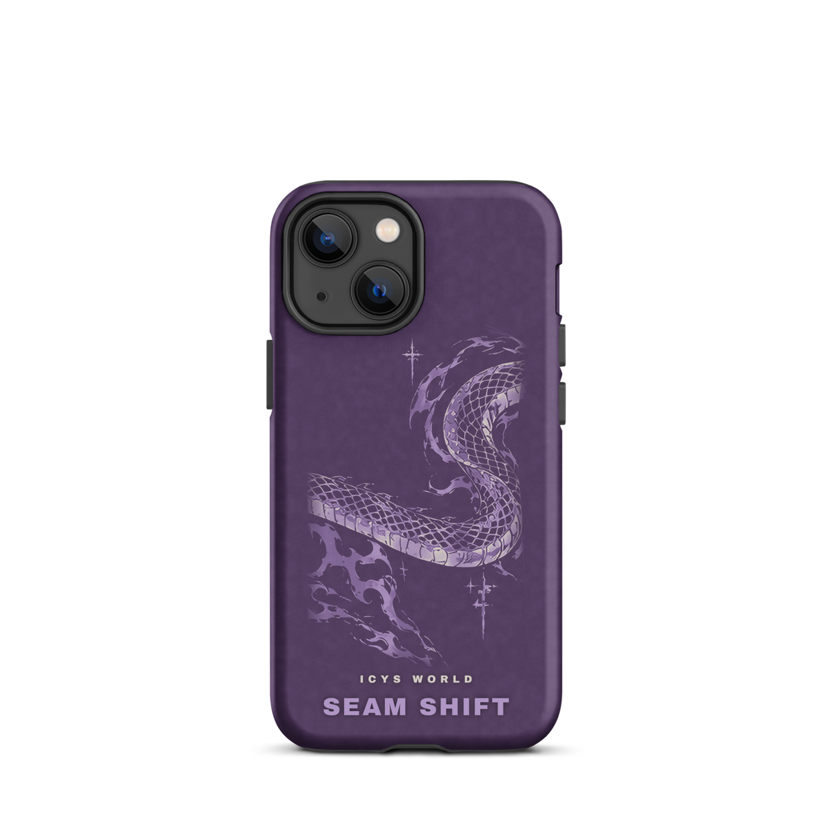 ICYS WORLD Seam Shift iPhone case on iPhone 13 mini, matte finish