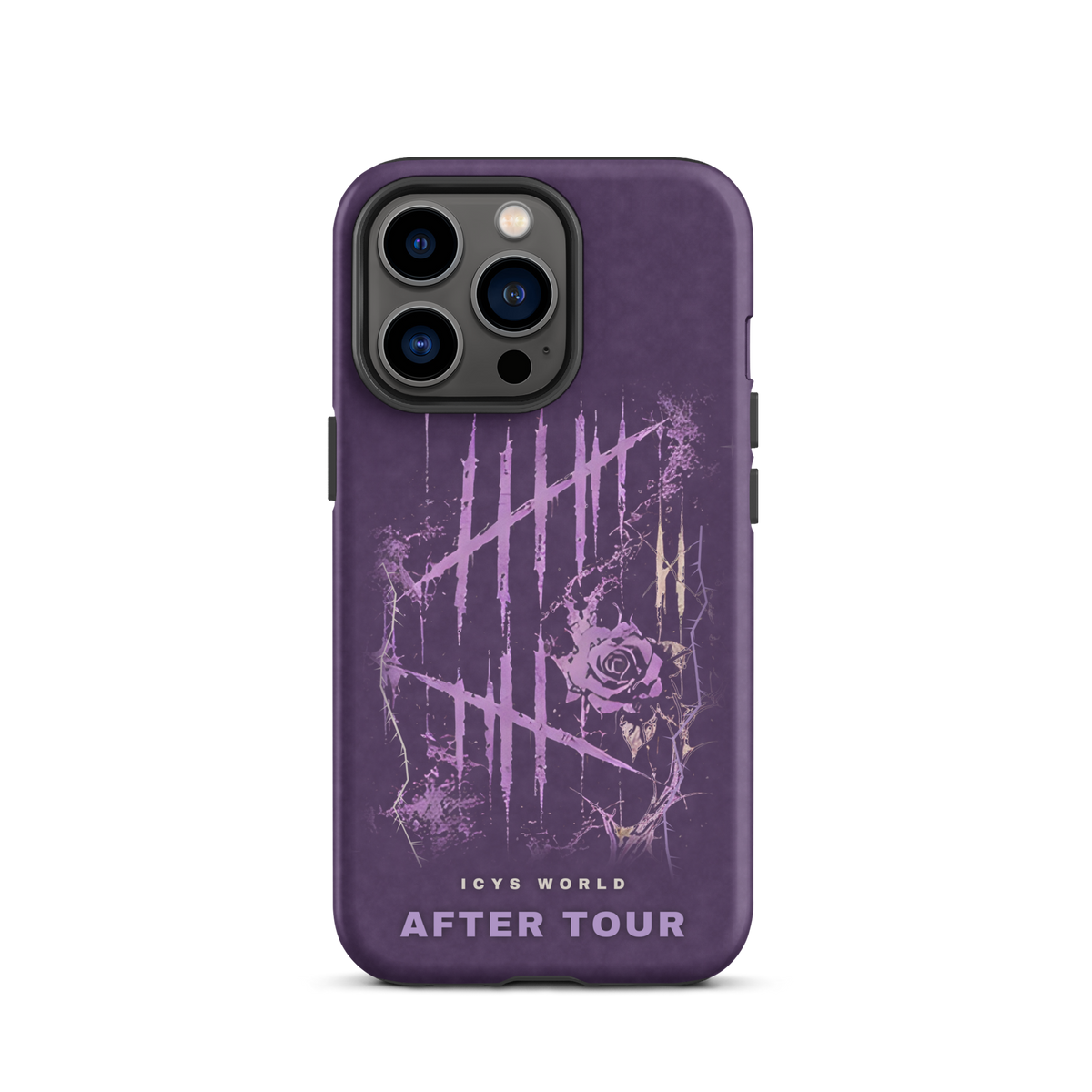 ICYS WORLD After Tour iPhone case on iPhone 13 Pro, matte finish
