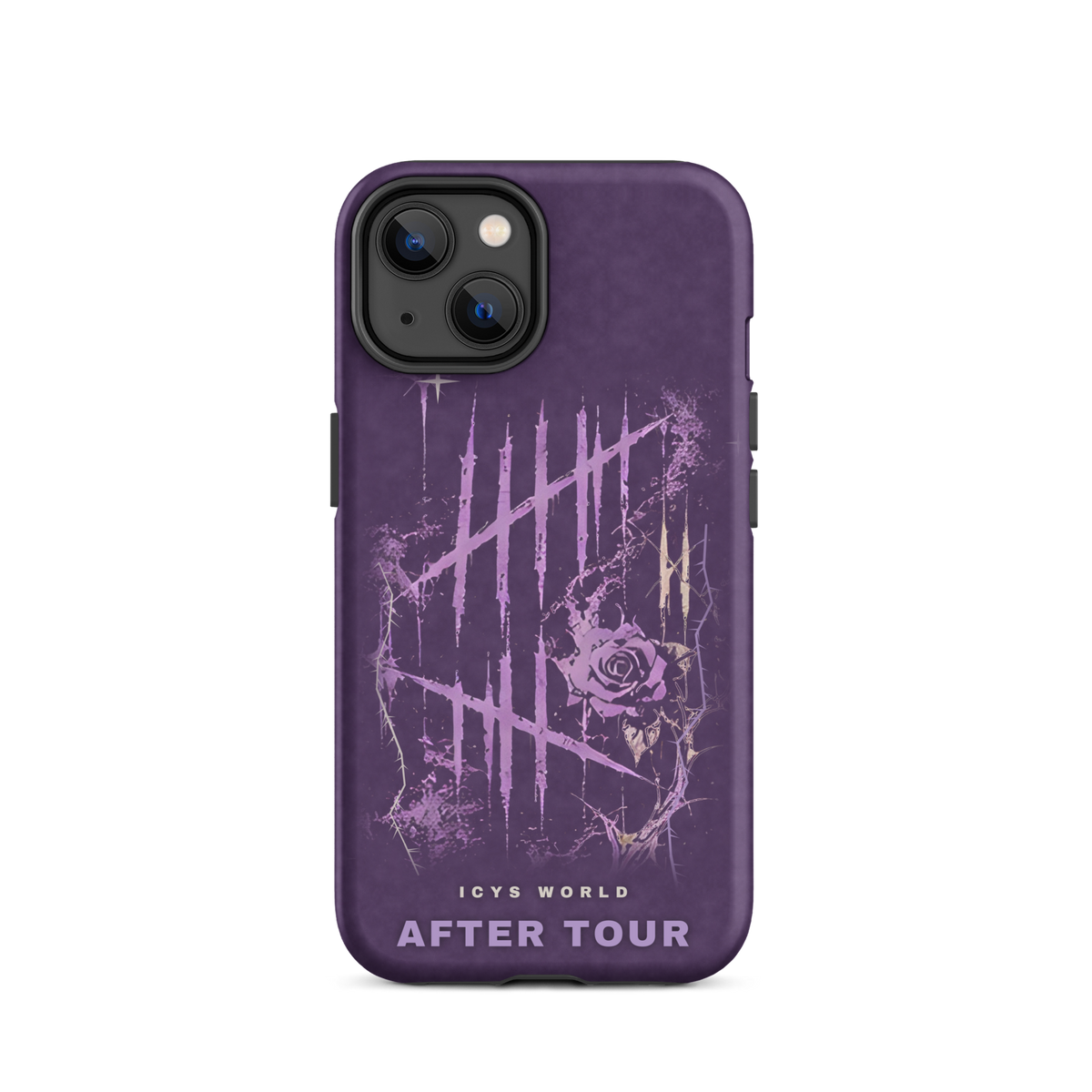 ICYS WORLD After Tour iPhone case on iPhone 14, matte finish