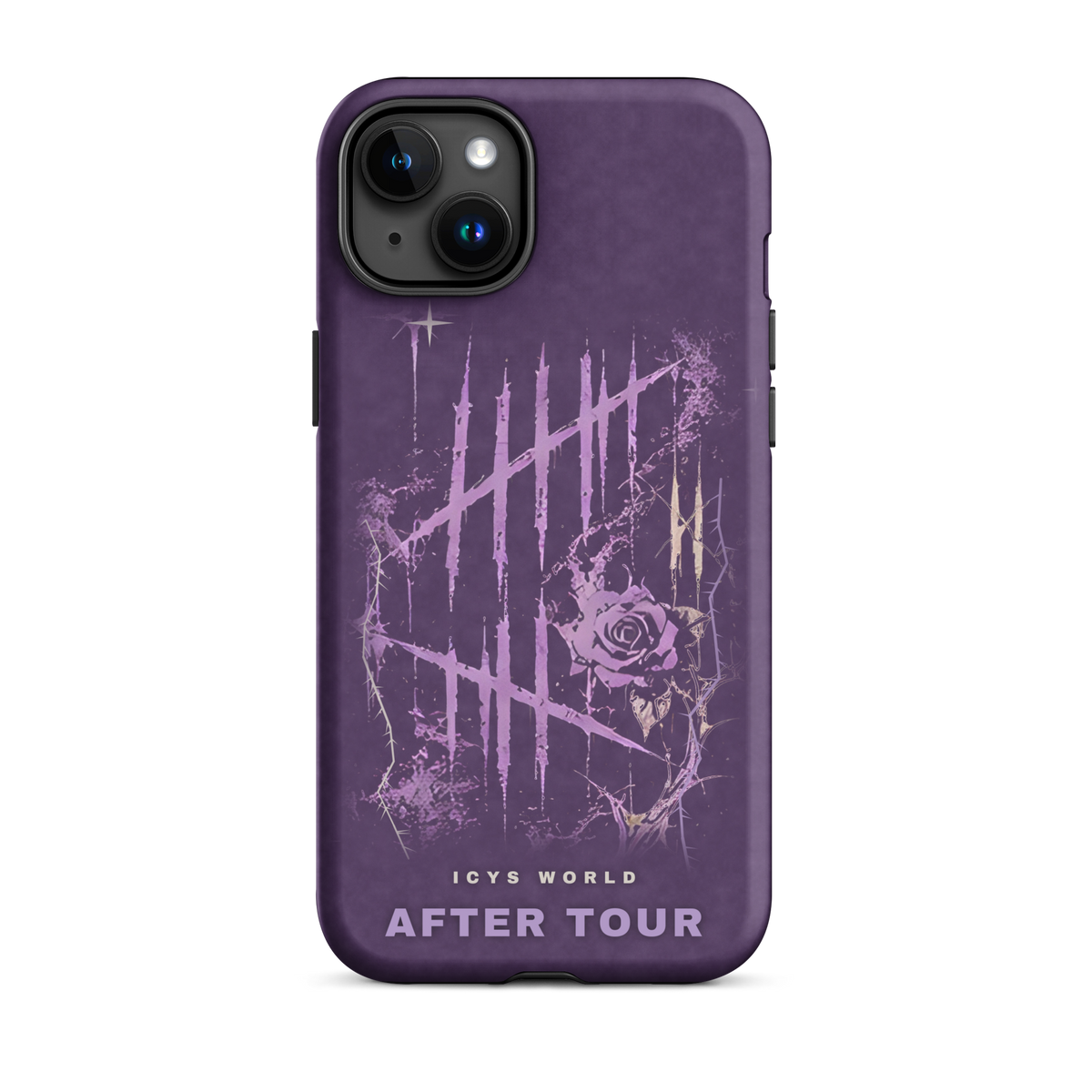 ICYS WORLD After Tour iPhone case on iPhone 15 Plus, matte finish