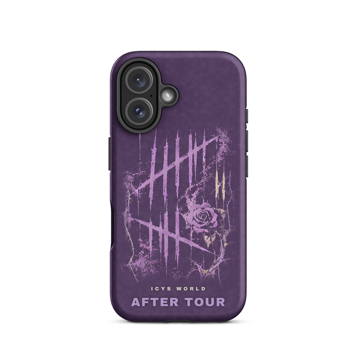 ICYS WORLD After Tour iPhone case on iPhone 16, matte finish