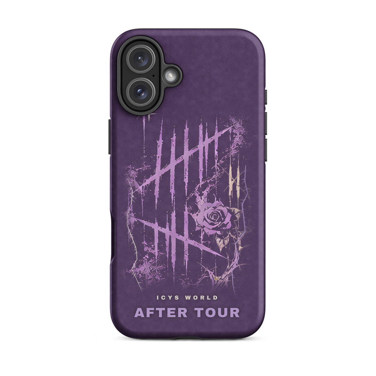ICYS WORLD After Tour iPhone case on iPhone 16 Plus, matte finish