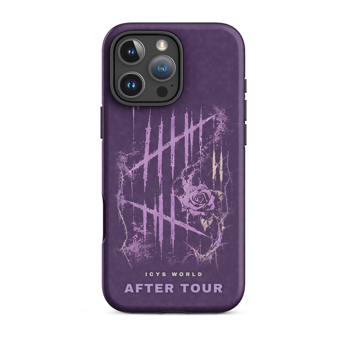 ICYS WORLD After Tour iPhone case on iPhone 16 Pro Max, matte finish