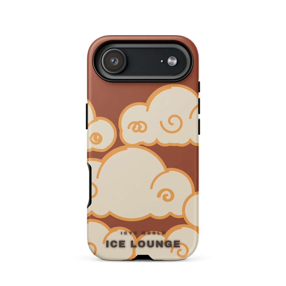 ICYS WORLD Ice Lounge iPhone case on iPhone 17 Air, matte finish