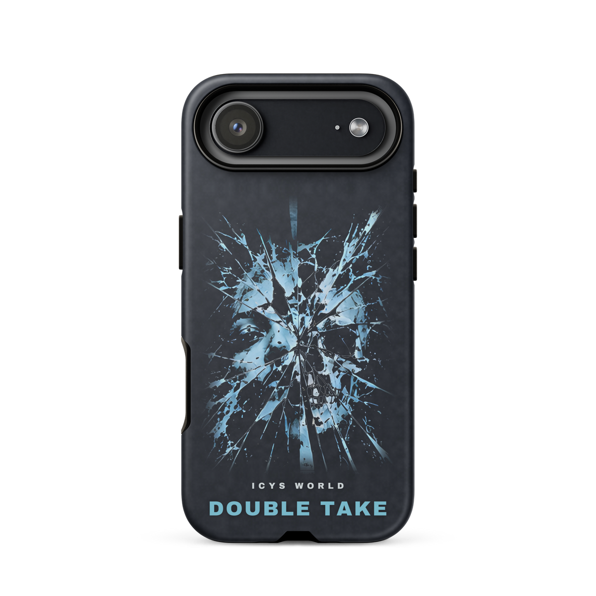 ICYS WORLD Double Take iPhone case on iPhone 17 Air, matte finish