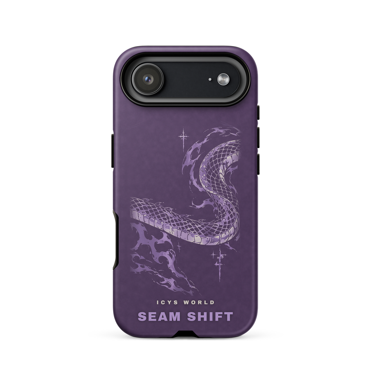 ICYS WORLD Seam Shift iPhone case on iPhone 17 Air, matte finish