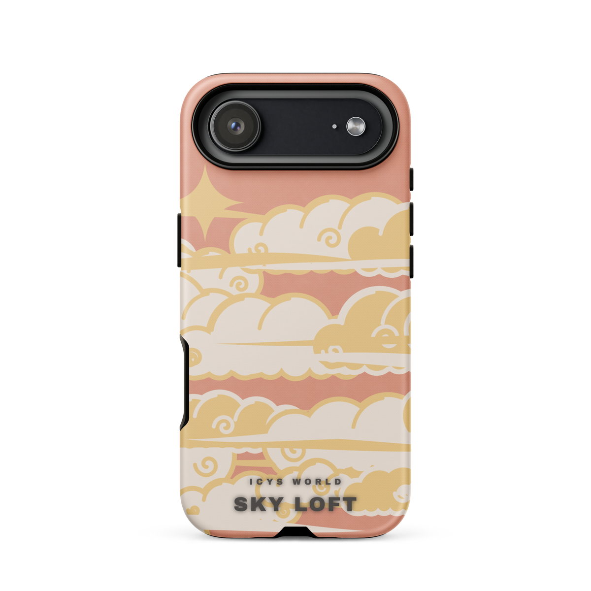 ICYS WORLD Sky Loft iPhone case on iPhone 17 Air, matte finish