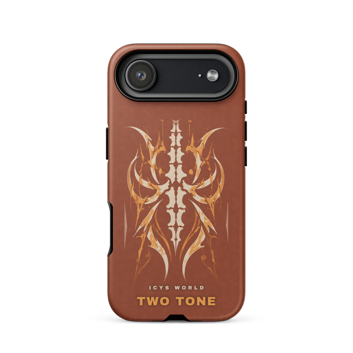 ICYS WORLD Two Tone iPhone case on iPhone 17 Air, matte finish
