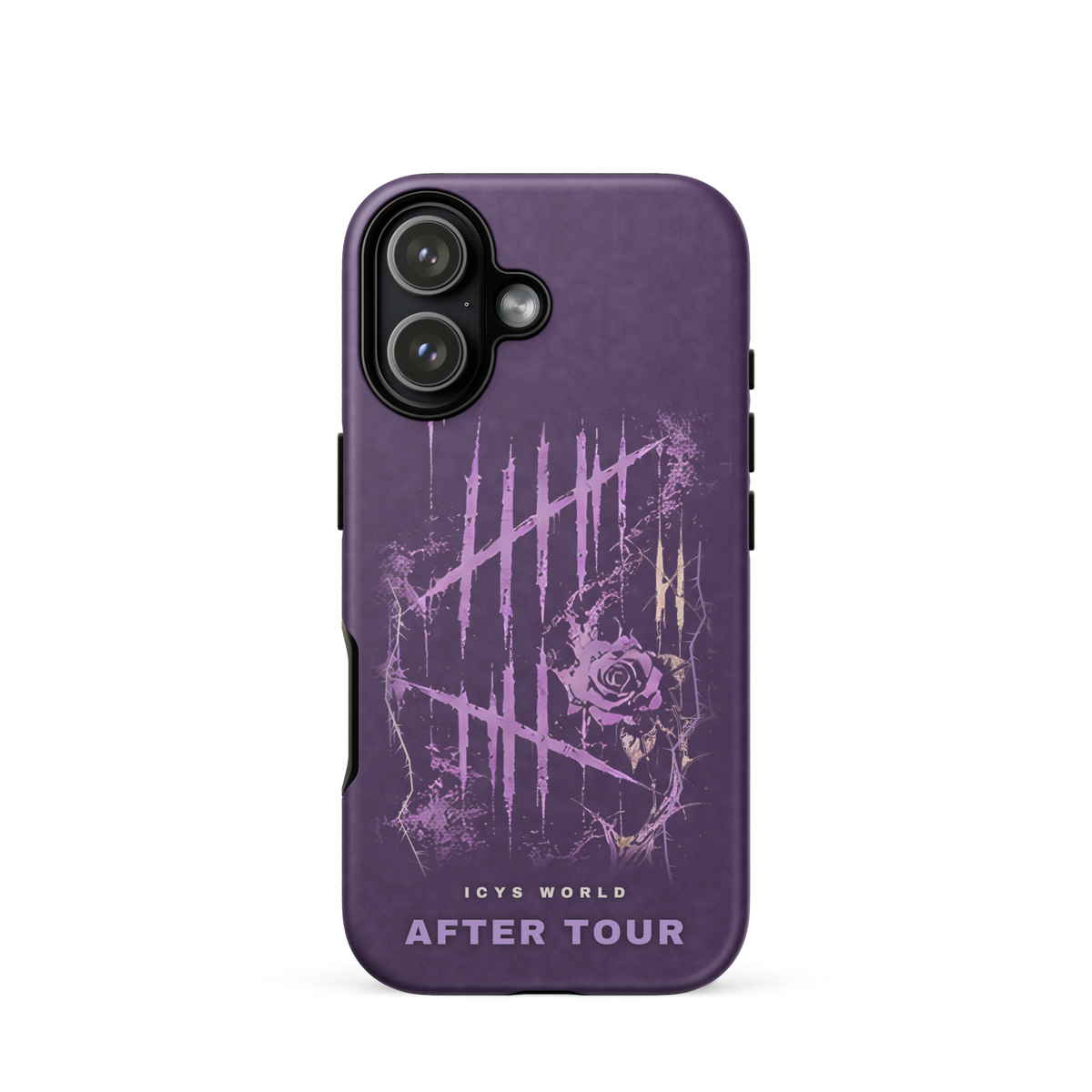 ICYS WORLD After Tour iPhone case on iPhone 17, matte finish